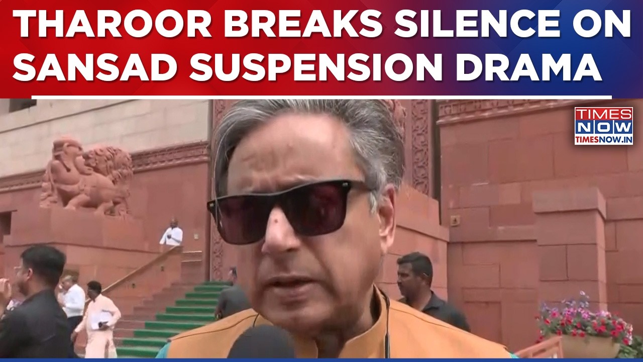 Shashi Tharoor Breaks Silence On Sansad Suspension Drama | Know What Kerala Congress MP Said
