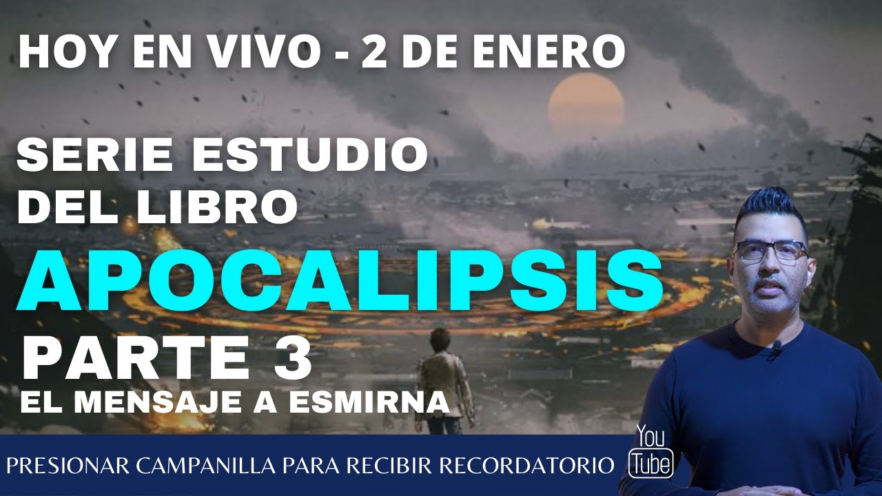 Primer encuentro del año en vivo, hoy estudiaremos el mensaje a Esmirna del libro de apocalipsis.