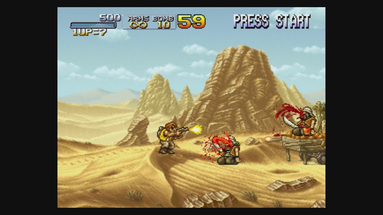 How to enable blood in the Metal Slug Arcade Series (Neo Geo games) on the SNES Classic (Tutorial)