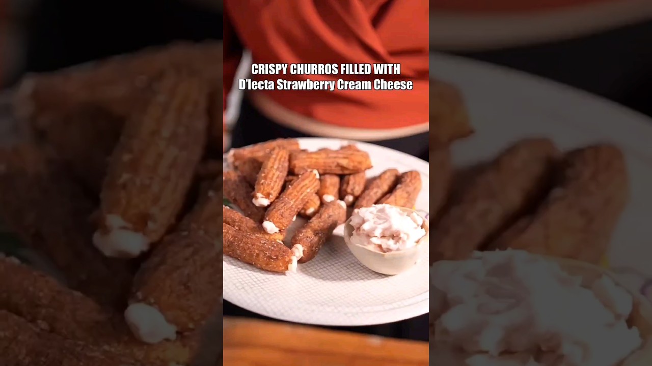 STUFFED CRISPY CHURROS RECIPE.