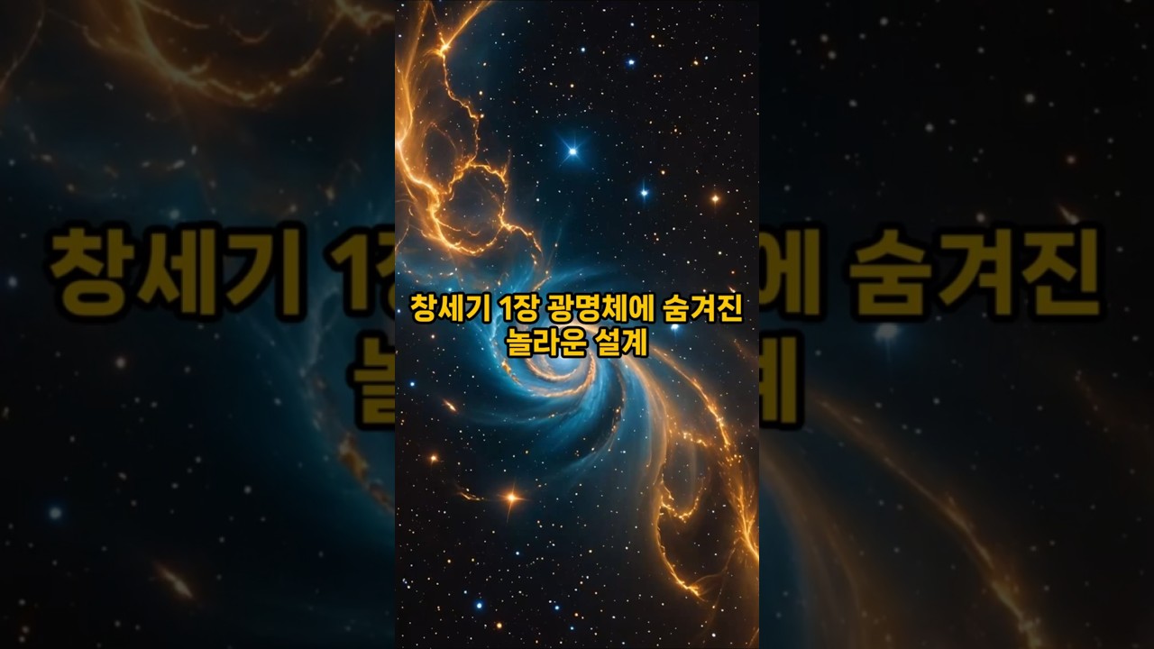 창세기 1장의 광명체 (해,달,별)의 놀라운 설계