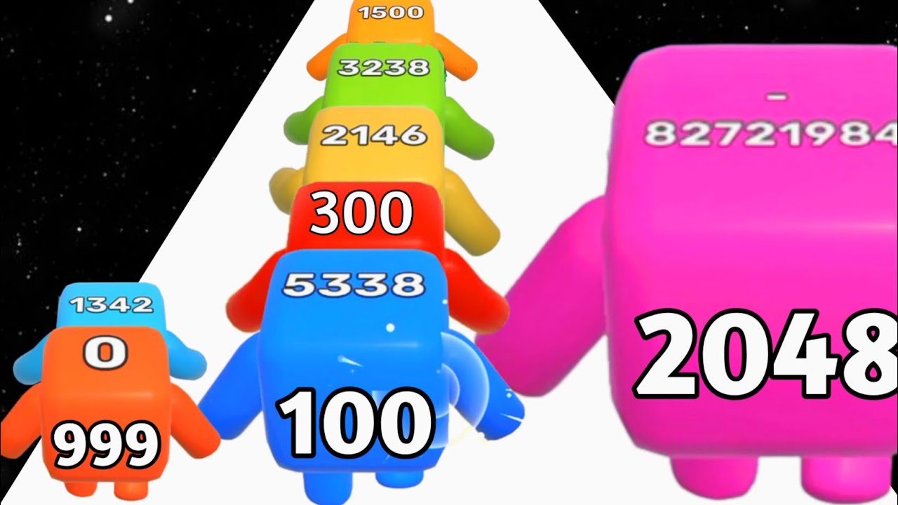 Level Up Numbers vs Long Neck Run - All Level Gameplay New Update 