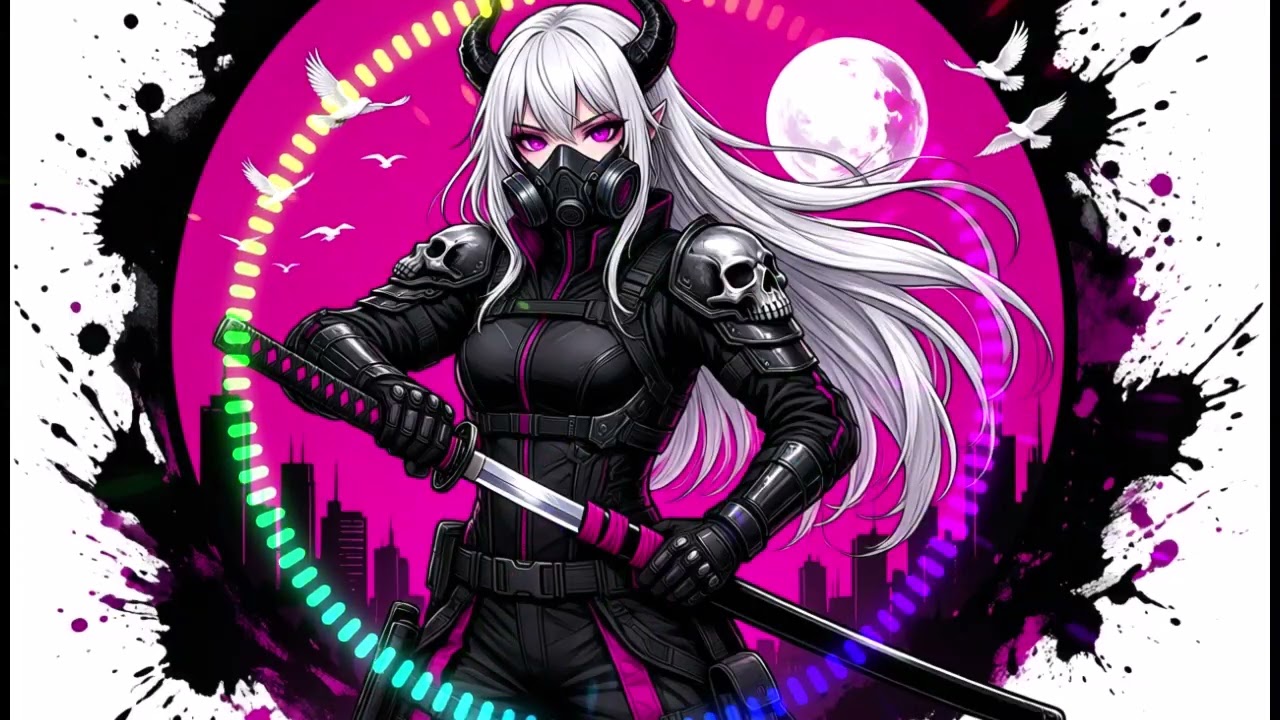 Cyber Anime EDM Breakbeat ⚔️ Circular Beat Visual