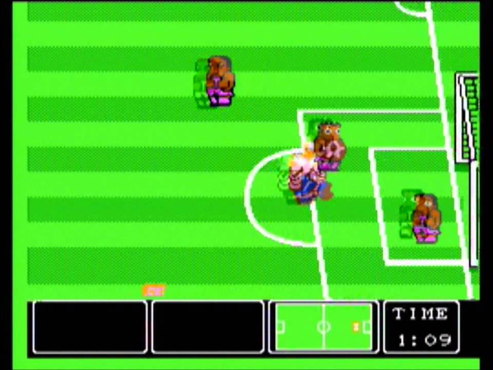 Nintendo World Cup (NES) gameplay - England vs Cameroon