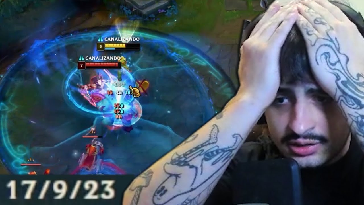 dando e recebendo bolada de nunu mid