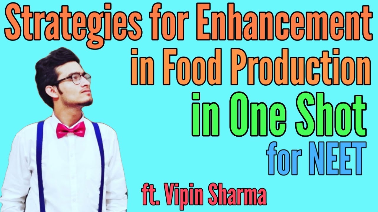 Strategies for Enhancement of Food Production in One Shot for NEET ft. Vipin Sharma | Full NCERT