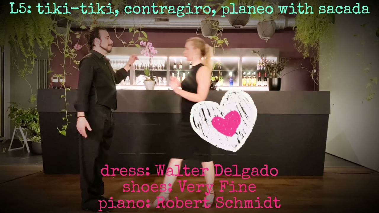 Tango Level 5: contragiro from tiki-tiki, planeo and high sacada