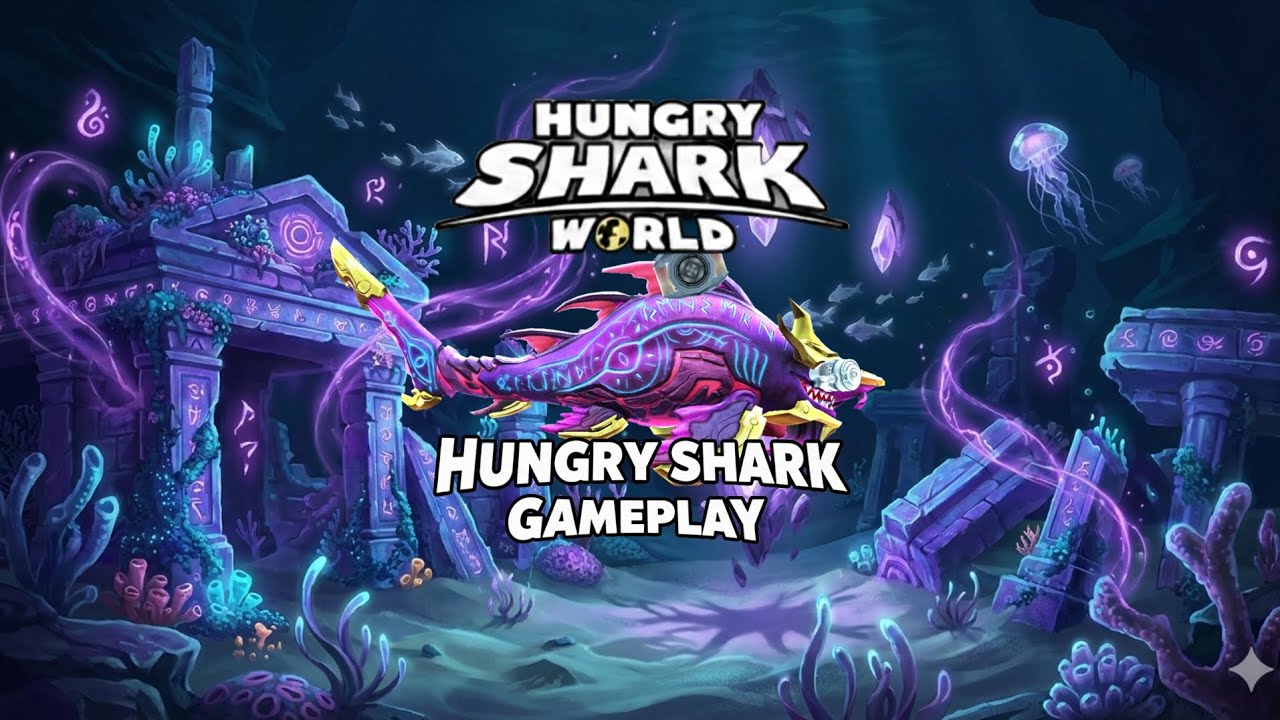 Hungry Shark World Abyssal Shark Gameplay + How Does The Abyssal Shark Work