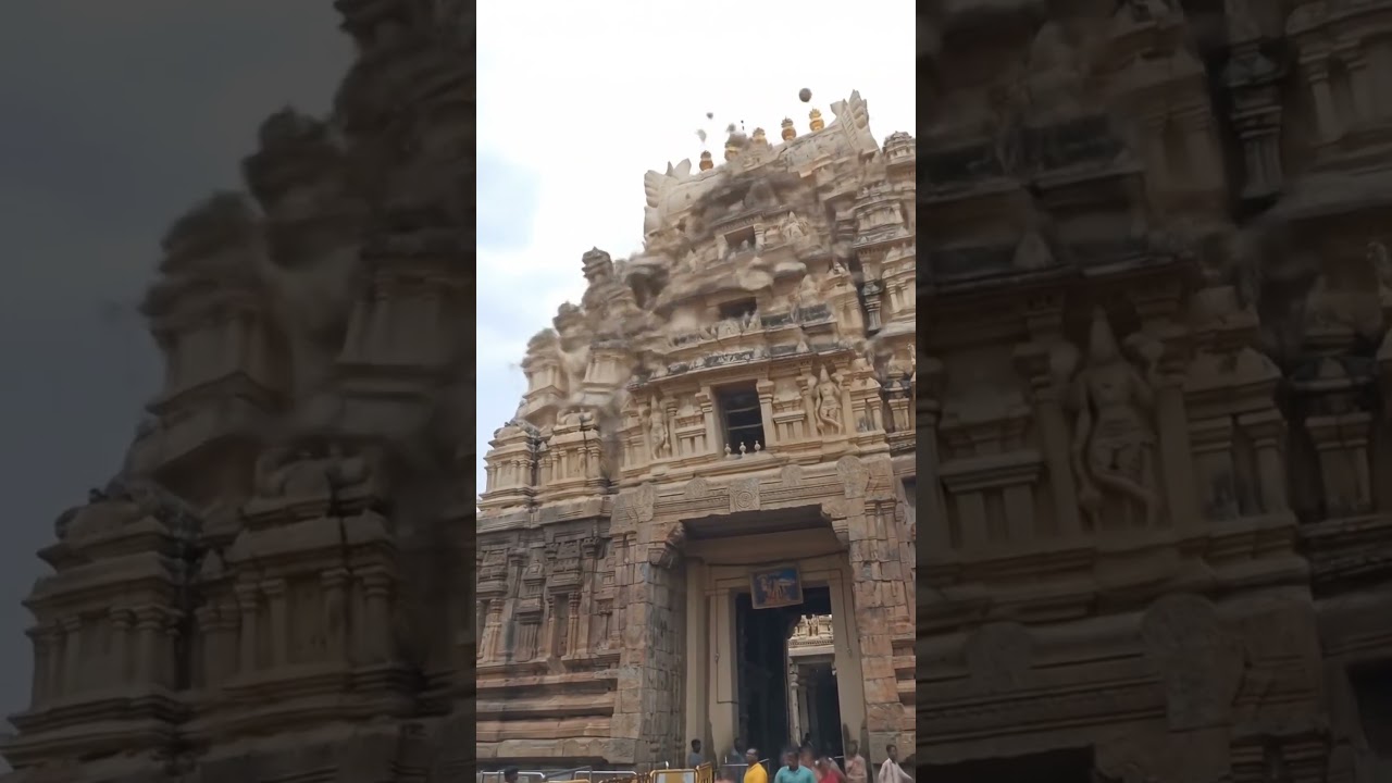 Massive Temple Collapses Onto Crowd in Seconds