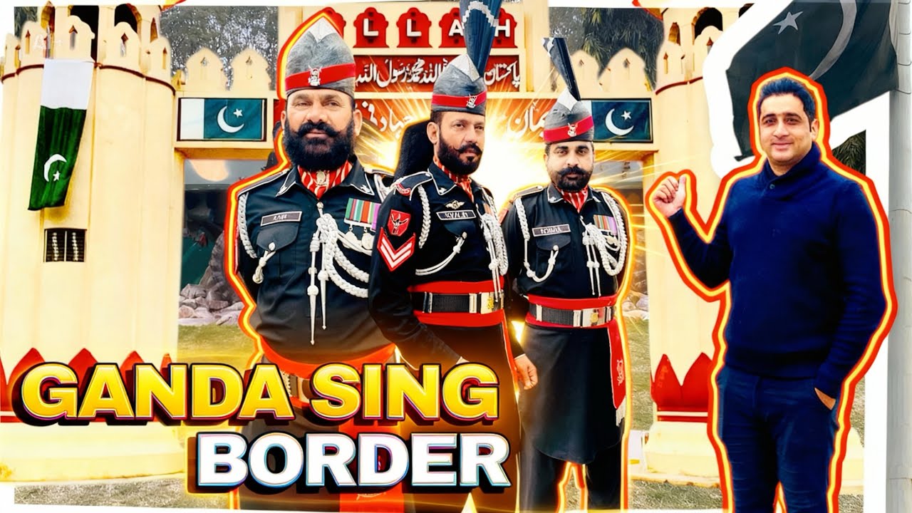 Pakistan-India Border LIVE: Soldiers, Energy & Crowd Excitement! Ganda Sing Border
