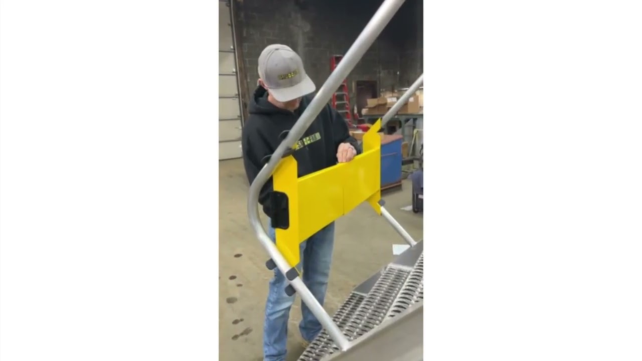 How To Install a Rolling Ladder Lock Out | Product Demonstration