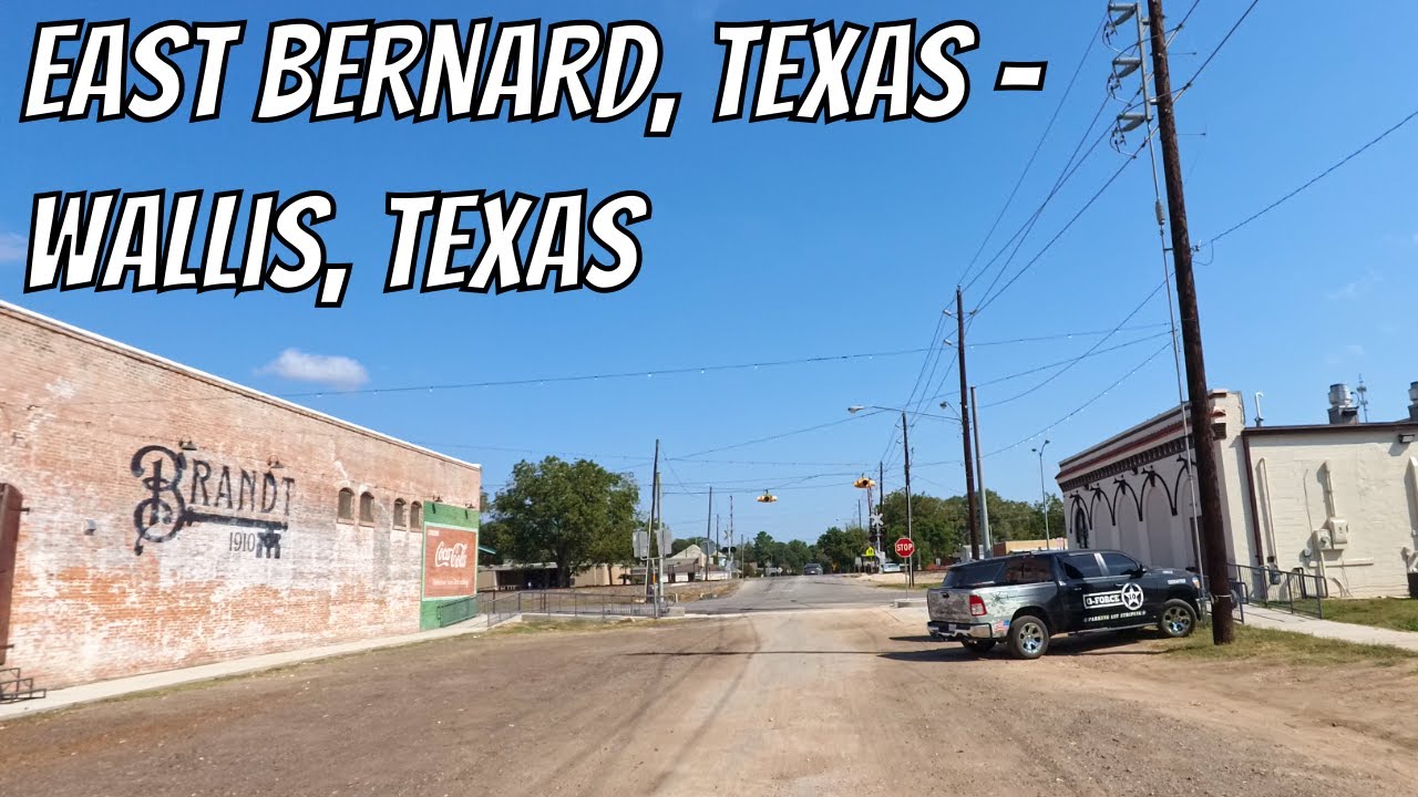 East Bernard, Texas to Wallis, Texas! Drive with me on a Texas highway!
