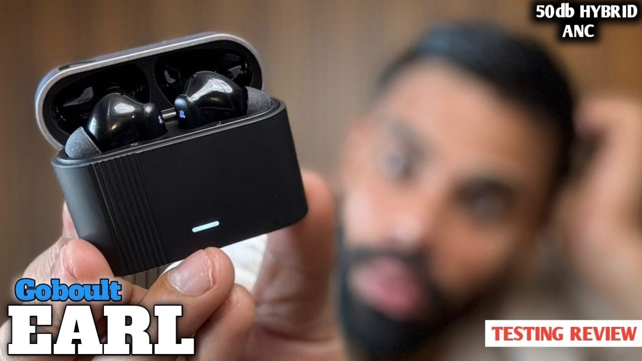 GOBoult Earl 50dB Hybrid ANC Bluetooth Headset 🎧 | 50H Battery | Dual Drivers | App Support 