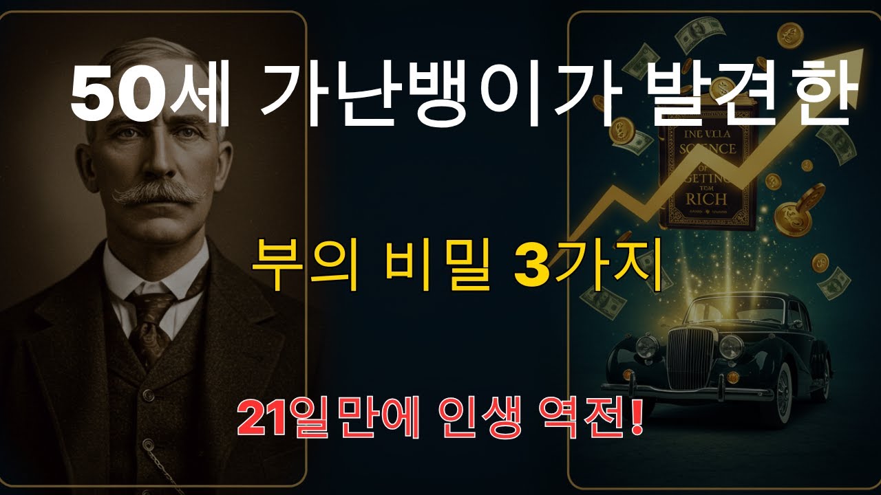 50세 가난뱅이가 115년 전 발견한 부의 비밀 3가지 | 21일만에 인생 바뀜 (실천법 공개)