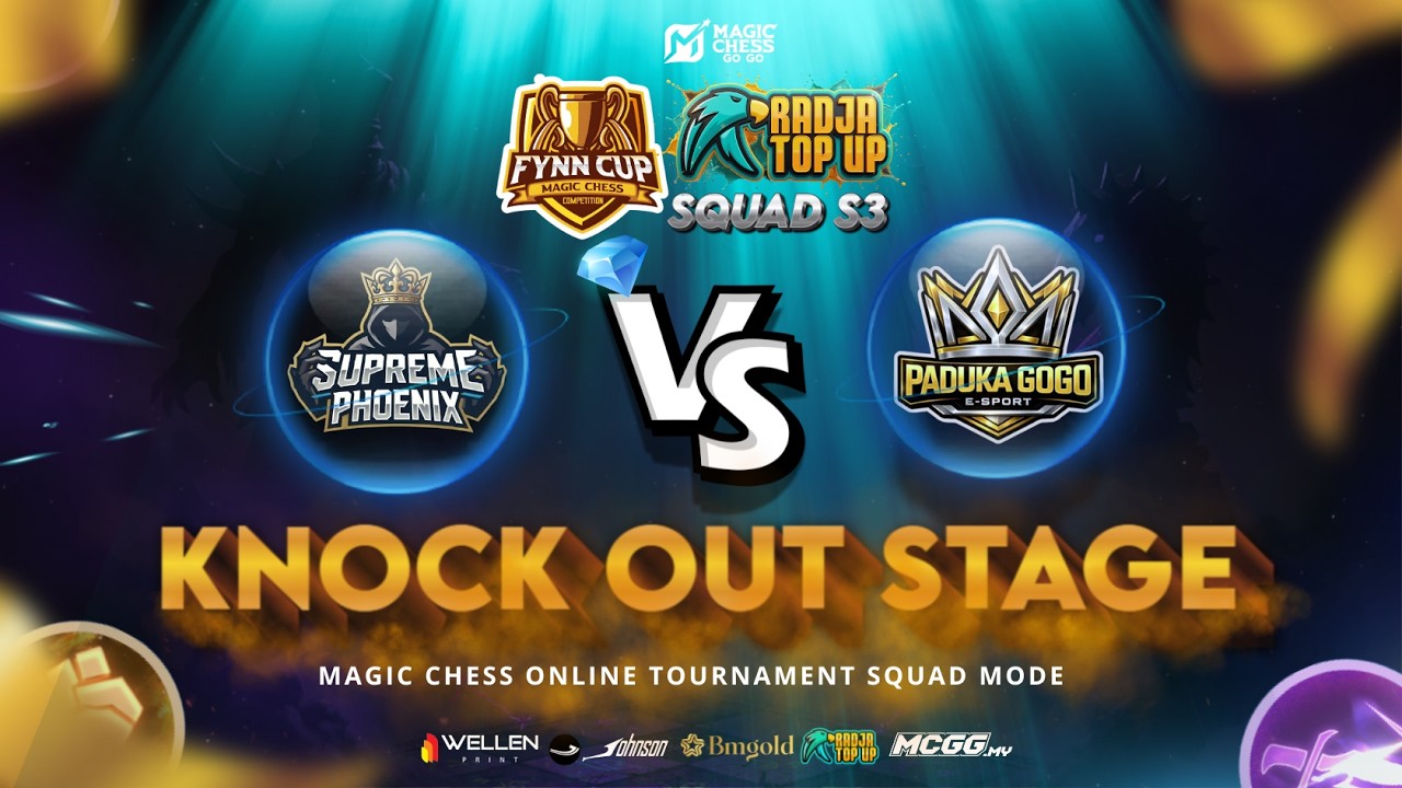 LIVE FYNNCUP X RADJA TOPUP SQUAD S3 | KNOCKOUT STAGE | SUPREME PHOENIX VS PADUKA GOGO ESPORT