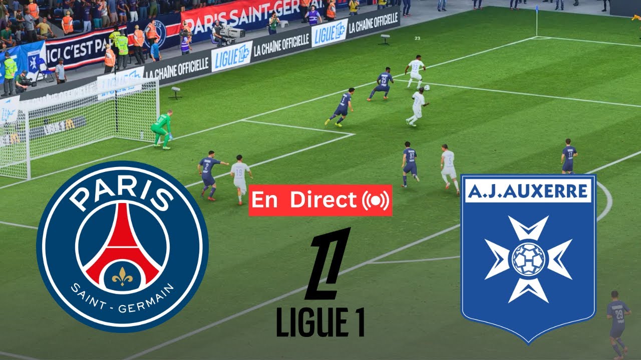 🔴 EN DIRECT Paris Saint-Germain (PSG) vs Auxerre – Ligue 1 2025/2026 Match Complet – Simulation FC26