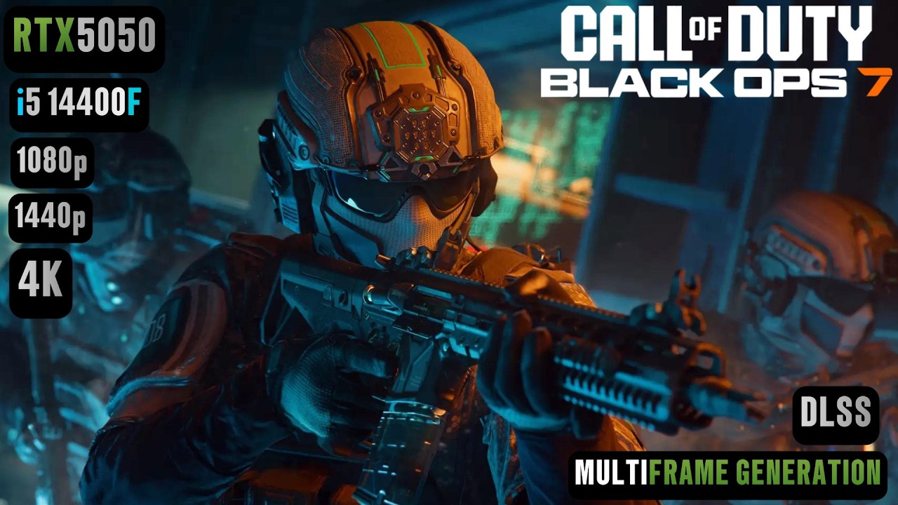 RTX 5050 COD Black Ops 7 FPS TEST | Call of Duty Black Ops 7 RTX 5050 & i5 14400F Benchmark
