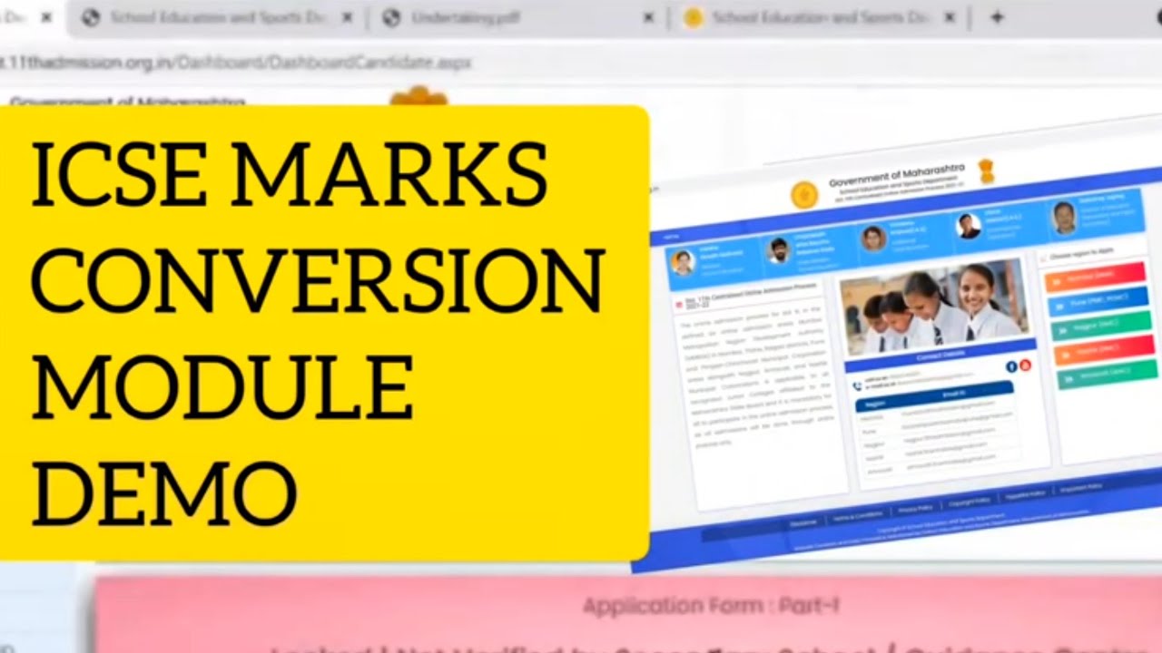 ICSE Marks Calculation Module demo
