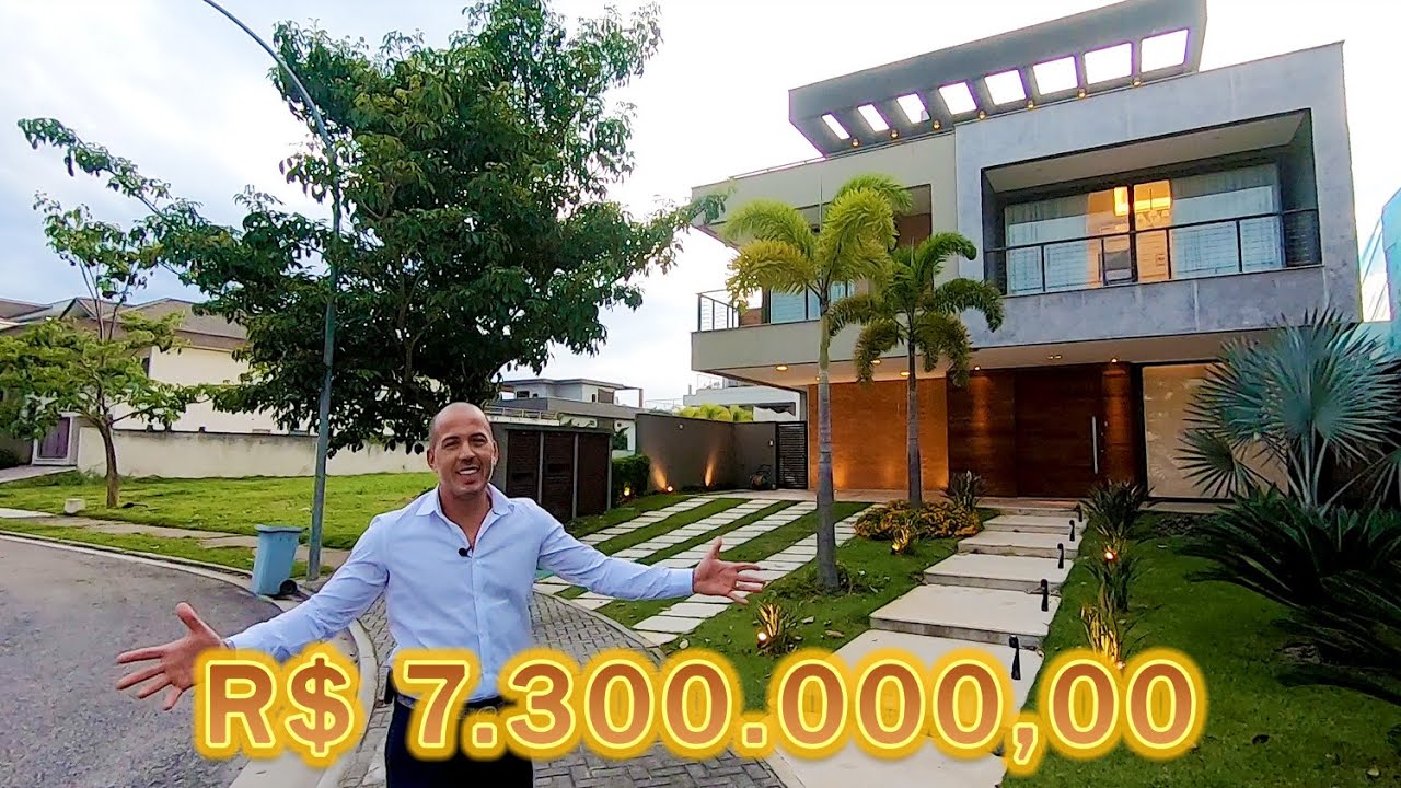 PROJETO DE LUXO INACREDITÁVEL!! CASA PROJETADA AURORA GREI À VENDA NO ALPHAVILLE | MULLER IMOVEIS RJ