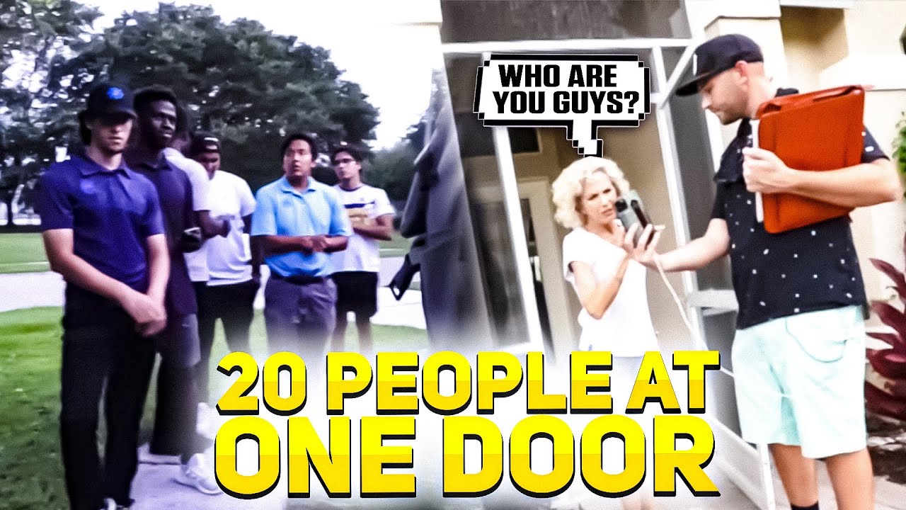 D2D SOLAR 20 PEOPLE ON ONE DOOR *COPS CALLED*