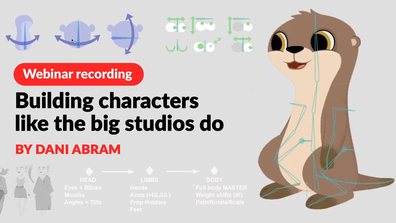 Webinar – Building characters like the big studios do by Dani Abram