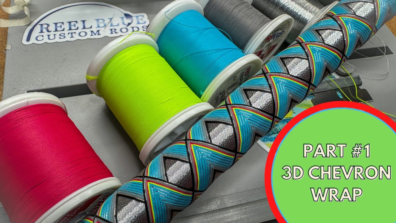 3D Six Color Chevron Fade Wrap - Part 1: Custom Rod Building