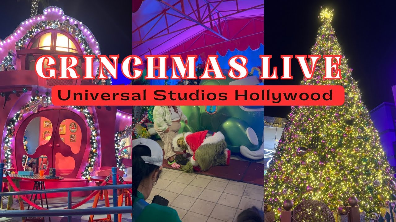 Гринч захватывает Universal Studios! 🎅🎄 | Живое выступление