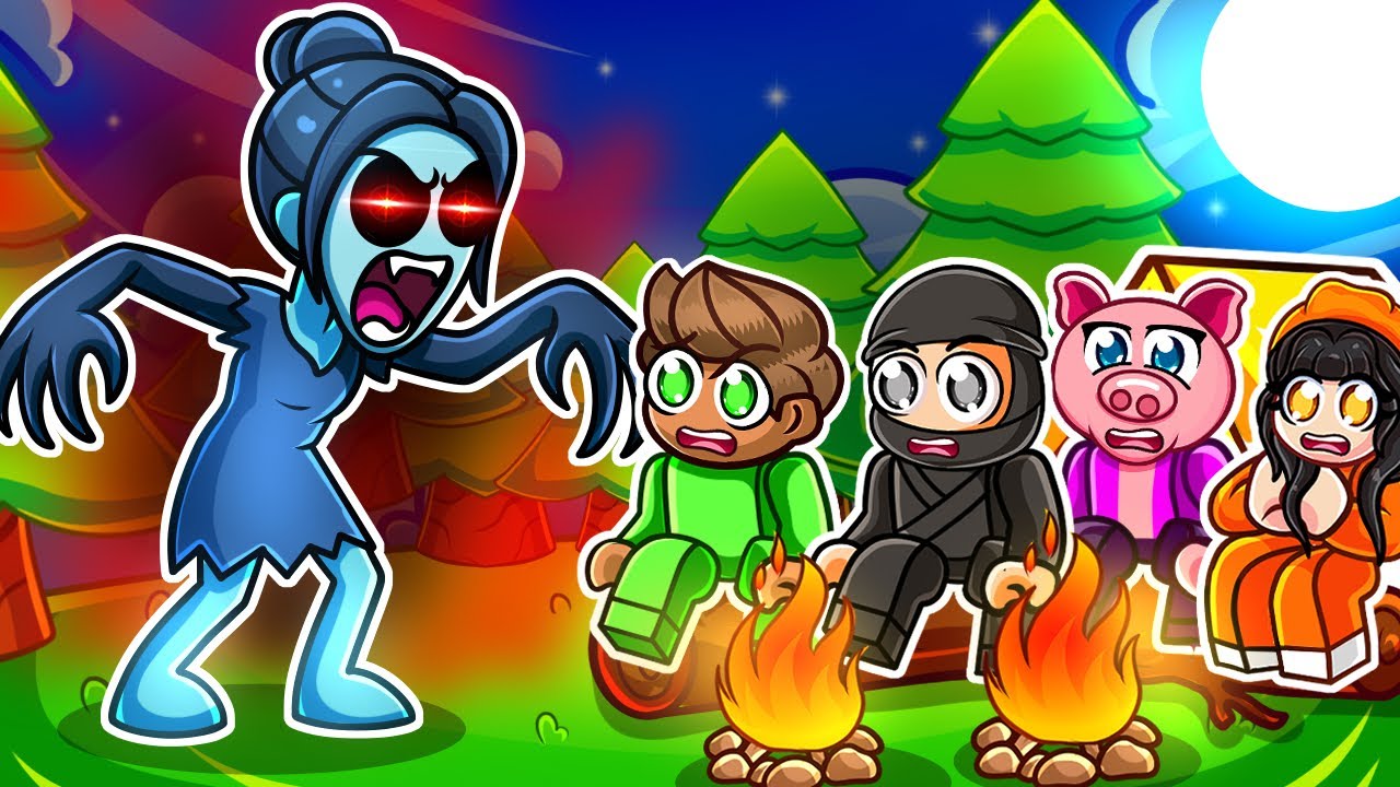 99 NOCÍ v LESE, ale s ZOMBIE MONSTER HOLKOU! (Roblox)
