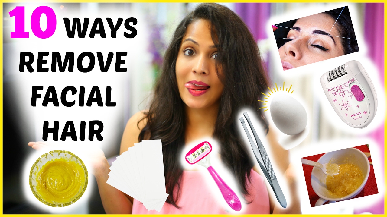 Remove Facial Hair Instantly * 10 WAYS * Remove Unwanted Hair Permanently | ShrutiArjunAnand
