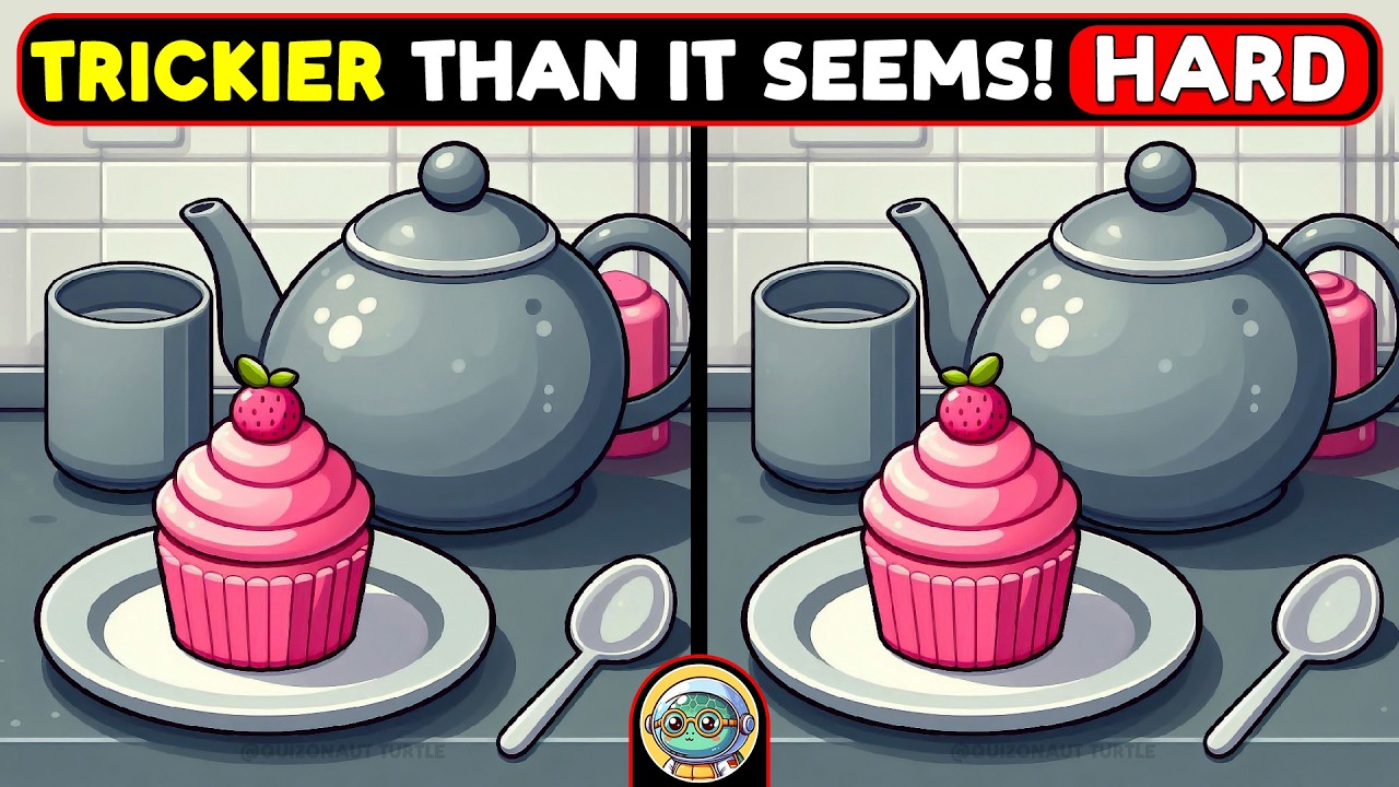 🐢🧩 Find 3 Differences | The Ultimate Brain Workout 🧩🐢 | Quizonaut Turtle