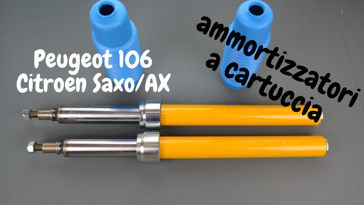 Know-how: sostituire ammortizzatori a cartuccia (peugeot 106 citroen Saxo AX)