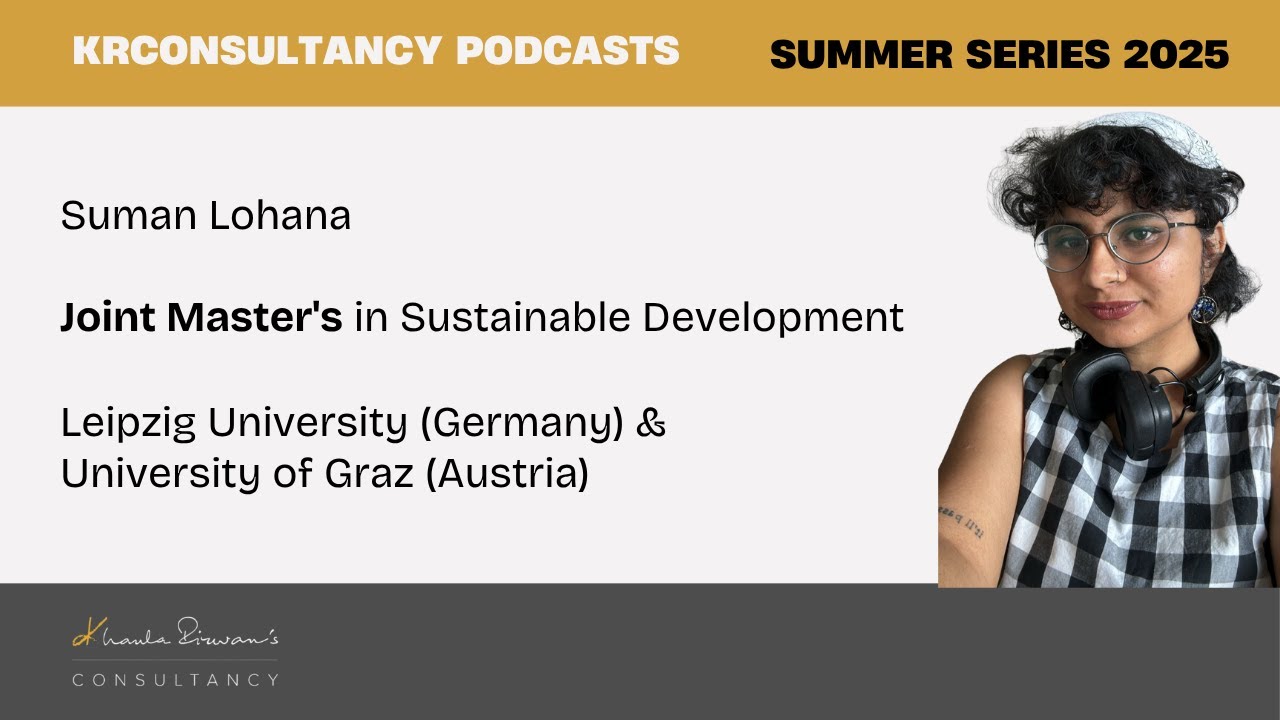 Making a Powerful Big Leap from Economics to Sustainability Development Masters | Podcast x Suman