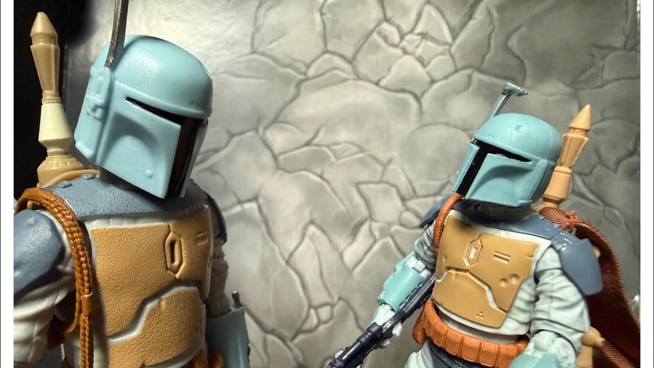 STAR WARS Boba Fett vs Boba Fett toy action figures 