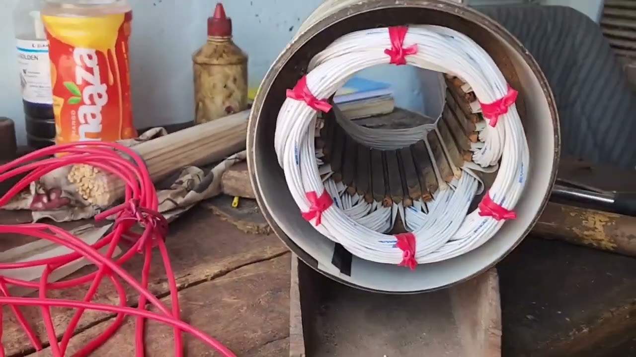 Openwell Submersible Motor Rewinding,Assembly Fitting &Testing Work Completed #motorwinding #motor 