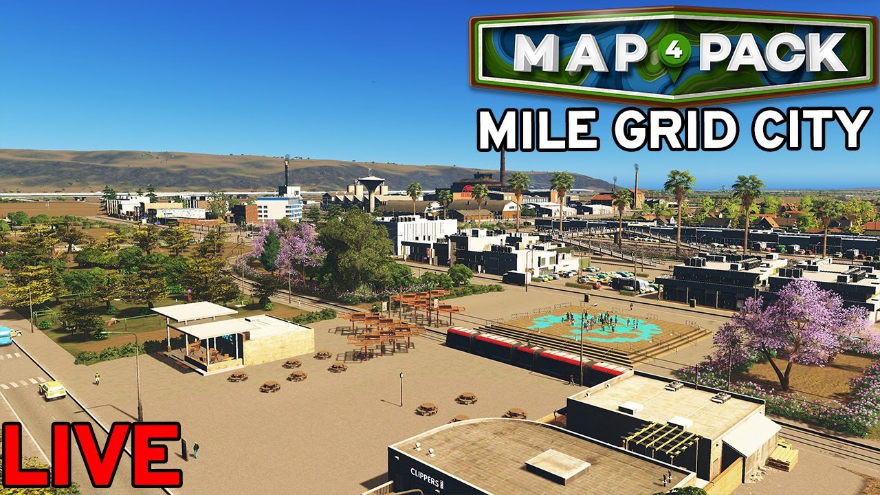 New Mile Grid City! Map Pack 4 Livestream