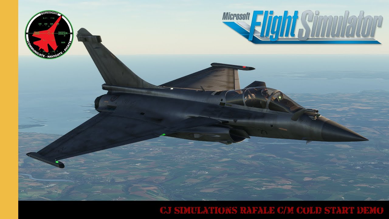 CJ Simulations Rafale C/M Cold Start Demo | MSFS | Microsoft Flight Simulator
