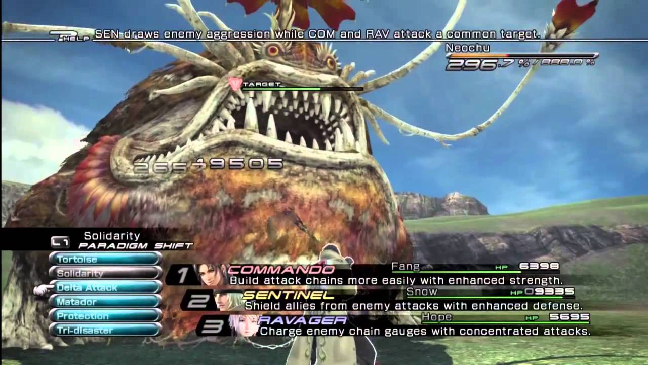 Final Fantasy XIII - Mission 55: Neochu (8000 HP, no Death/summon/R:IC) v2