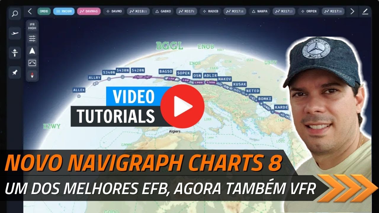 TUTORIAL: novo NAVIGRAPH CHARTS 8 - IFR/VFR EFB Flight Planner - EP183