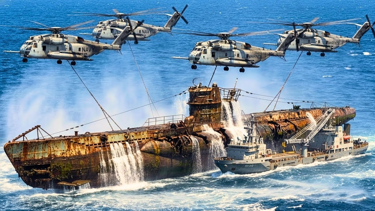⚙️ Salvaging and Restoring WWII German U-47 Submarine from Seabed