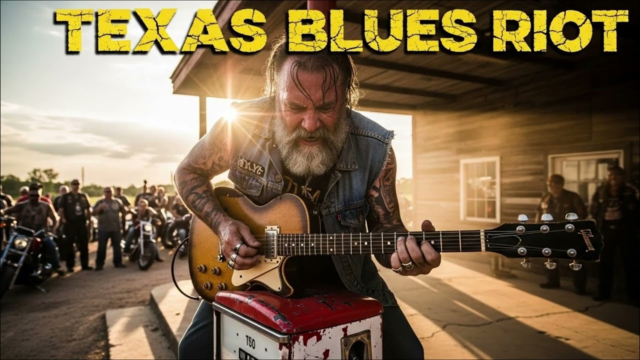 Texas Blues Rock Stage Heat | Old Guitars, Loud Amps, No Fear
