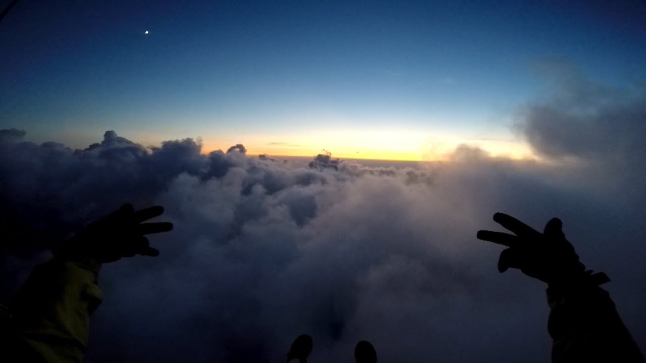 Paragliding At Night:Turkey