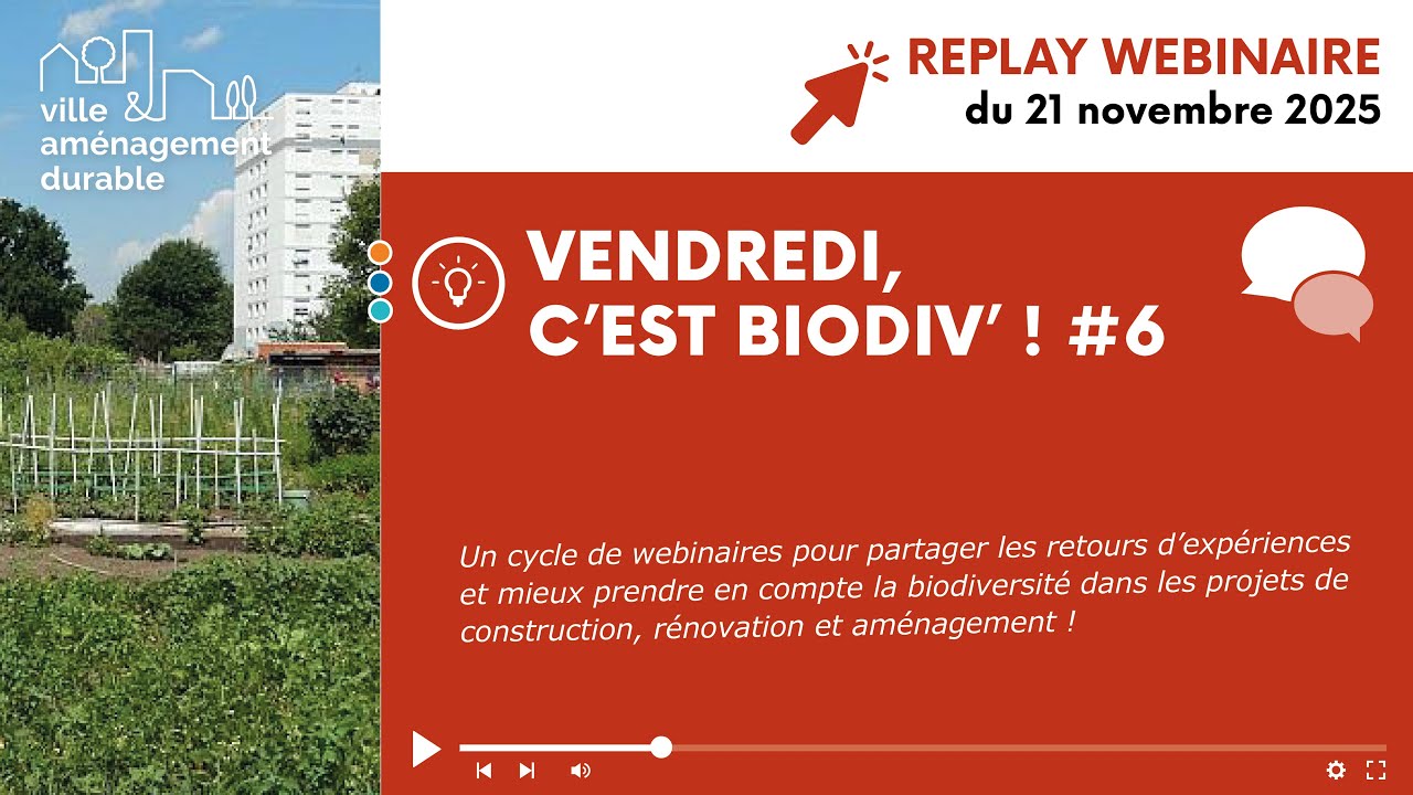 [Webinaire] Vendredi c'est biodiv' ! #6