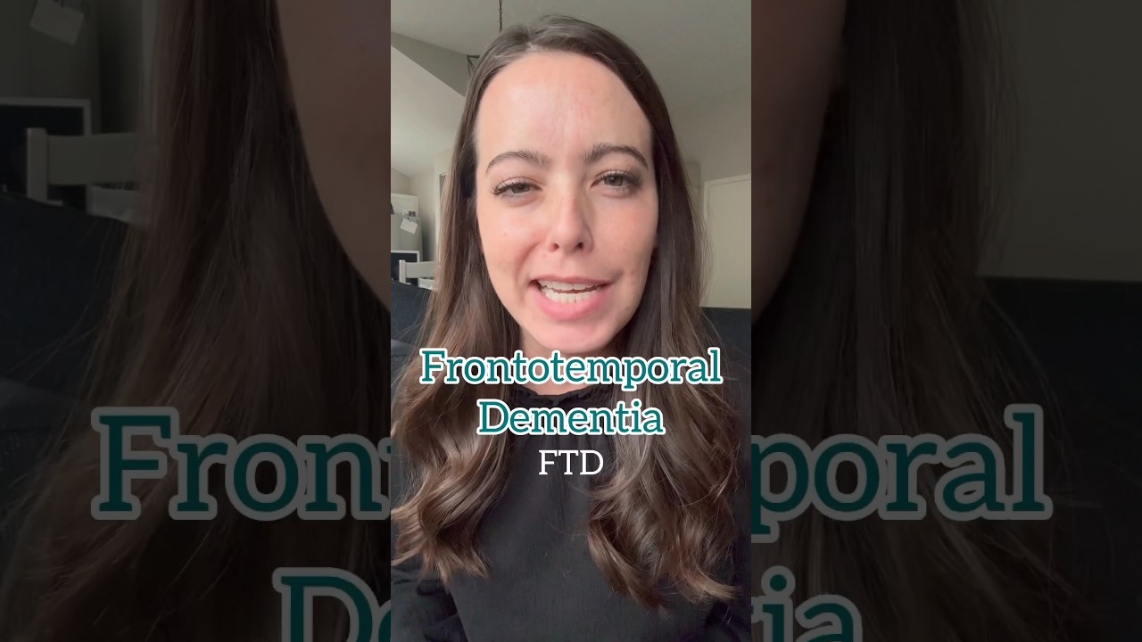 What is frontal temporal dementia? #dementia #caregiver #ftd #frontotemporaldementia