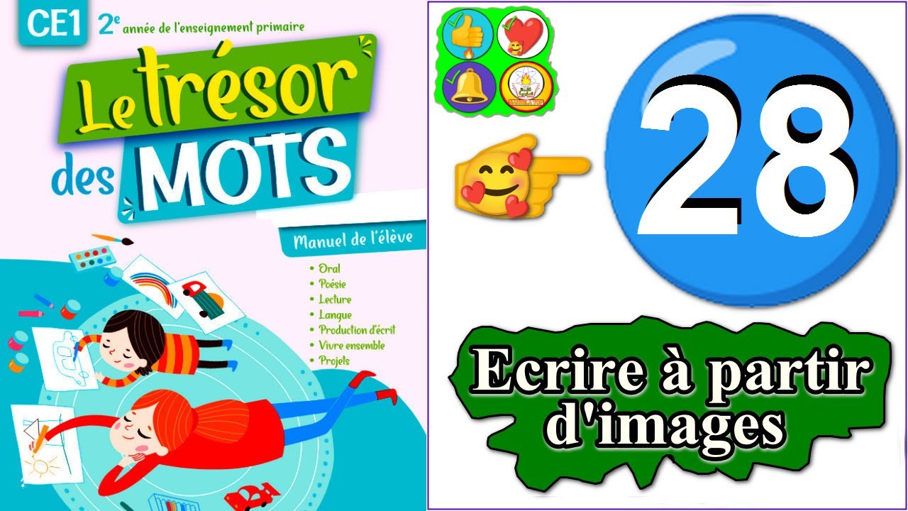 le trésor des mots CE1 page 28 #maths