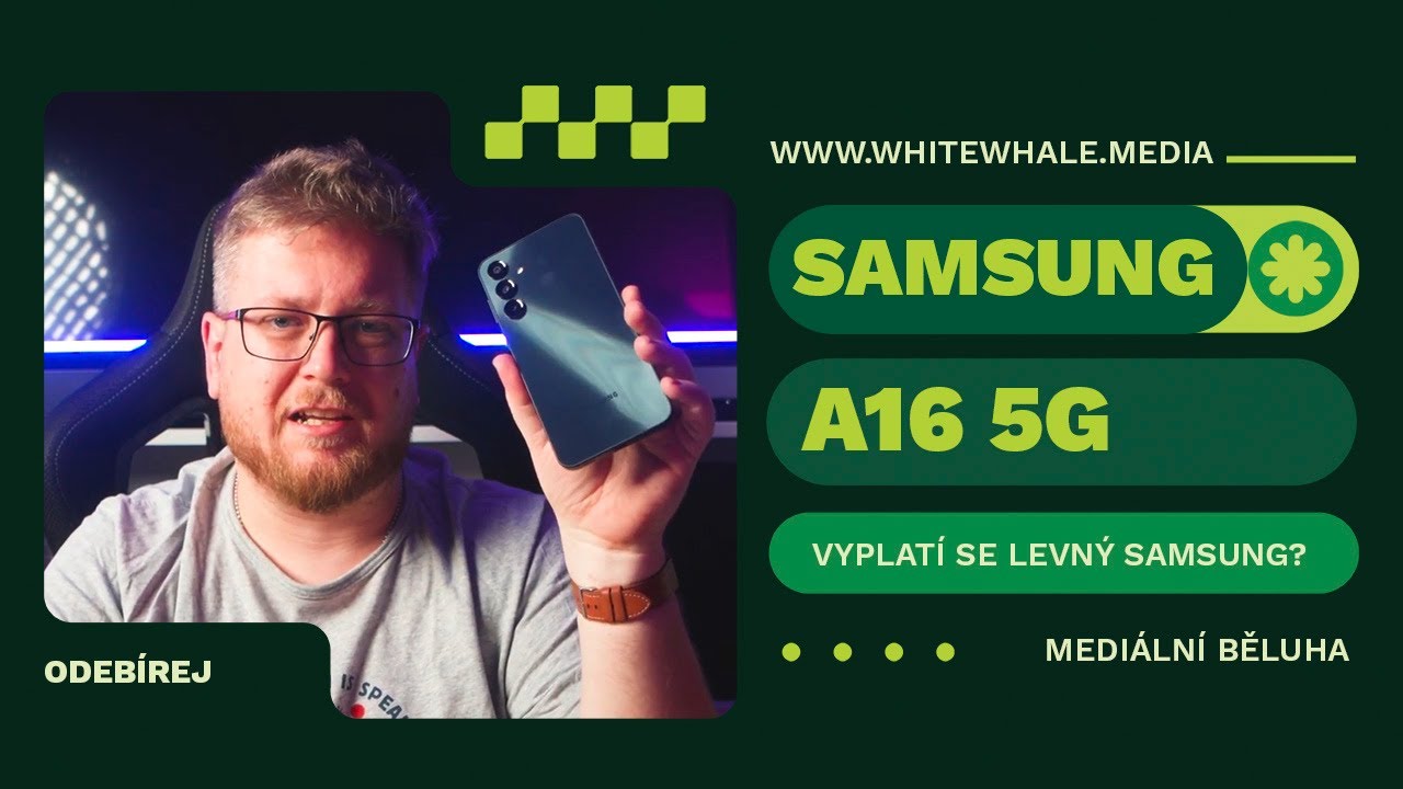 SAMSUNG GALAXY A16 5G | UNBOXING A PRVNÍ POHLED