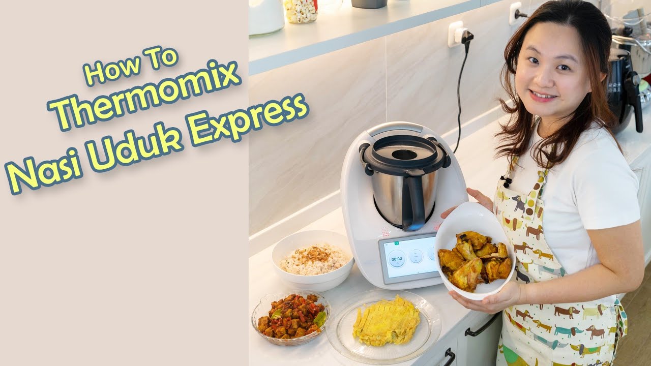 Thermomix - Cara bikin Nasi Uduk Express ( Nasi Lemak )