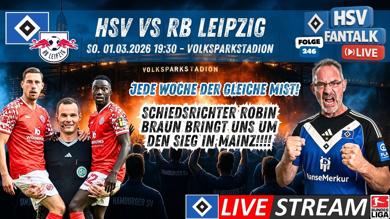 🔴 Mainz 05 vs HSV 1:1 | RB Leipzig zu Gast im Volkspark 💙🤍🖤 HSV Fantalk 246