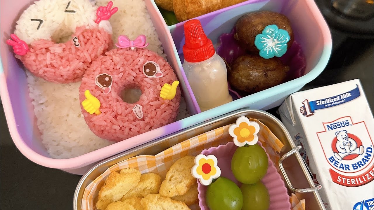 Donut sa Rice | Cutesy Baon #bentobox #food #bento #lunchboxideas #lunch #viralvideo #indiegrainy