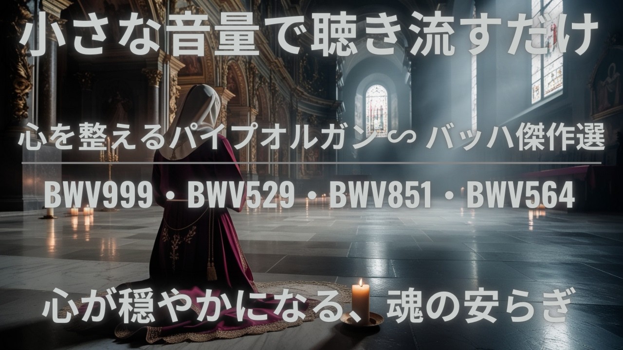 【心の塵を払う祈りの調べ】癒しのパイプオルガン ∽ バッハ作品集~Why Did Bach Write Music Inside This Ancient Church?