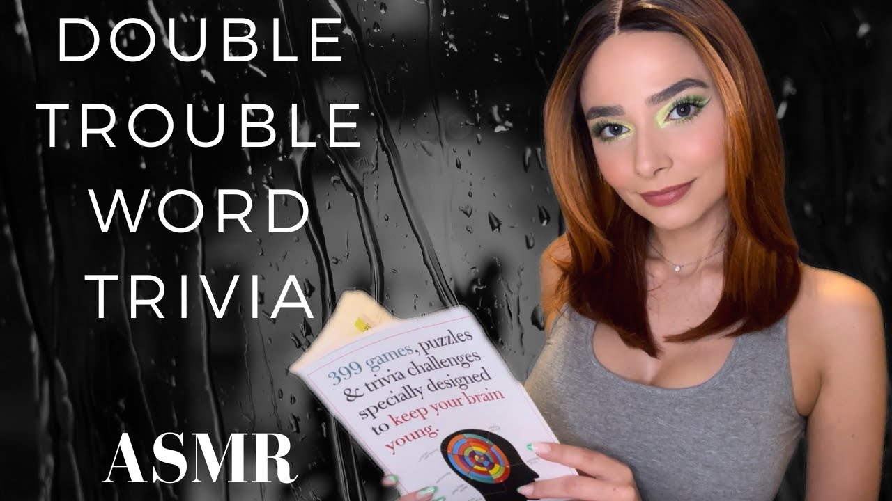 ASMR Double Trouble Word Trivia (Soft Spoken)